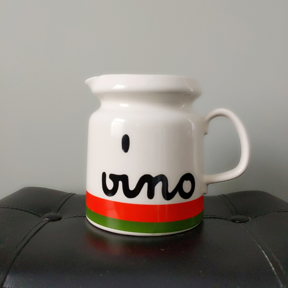 🎉HP🎉 Vintage Modernist "Vino" Ceramic Wine Pitcher Made in Japan